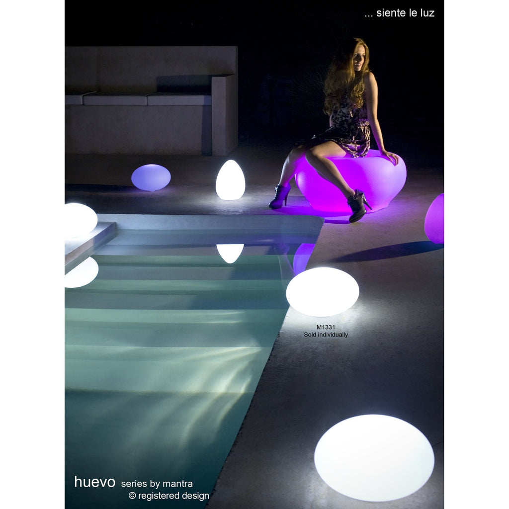 M1399 Huevo Ball Pendant 1 Light E27 Large Outdoor Opal White