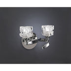 M1844 Ice Wall Lamp 2 Light G9 Polished Chrome