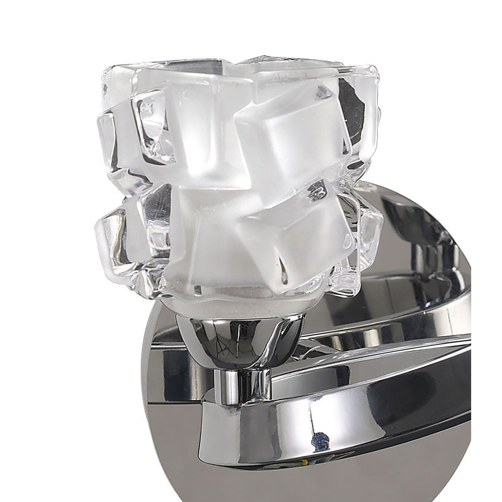 M1844 Ice Wall Lamp 2 Light G9 Polished Chrome
