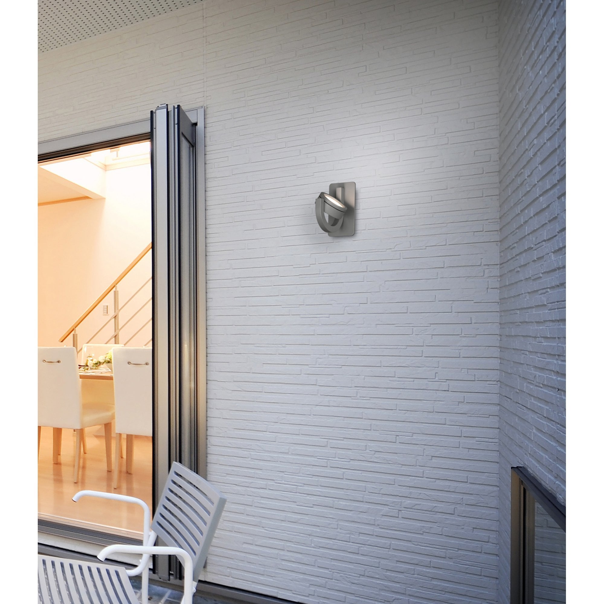 M6768 Iguazu Outdoor Wall Lamp 2 Light White