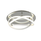 M5992K Infinity Blanco Flush 30W LED White/White Acrylic/Clear Mirror
