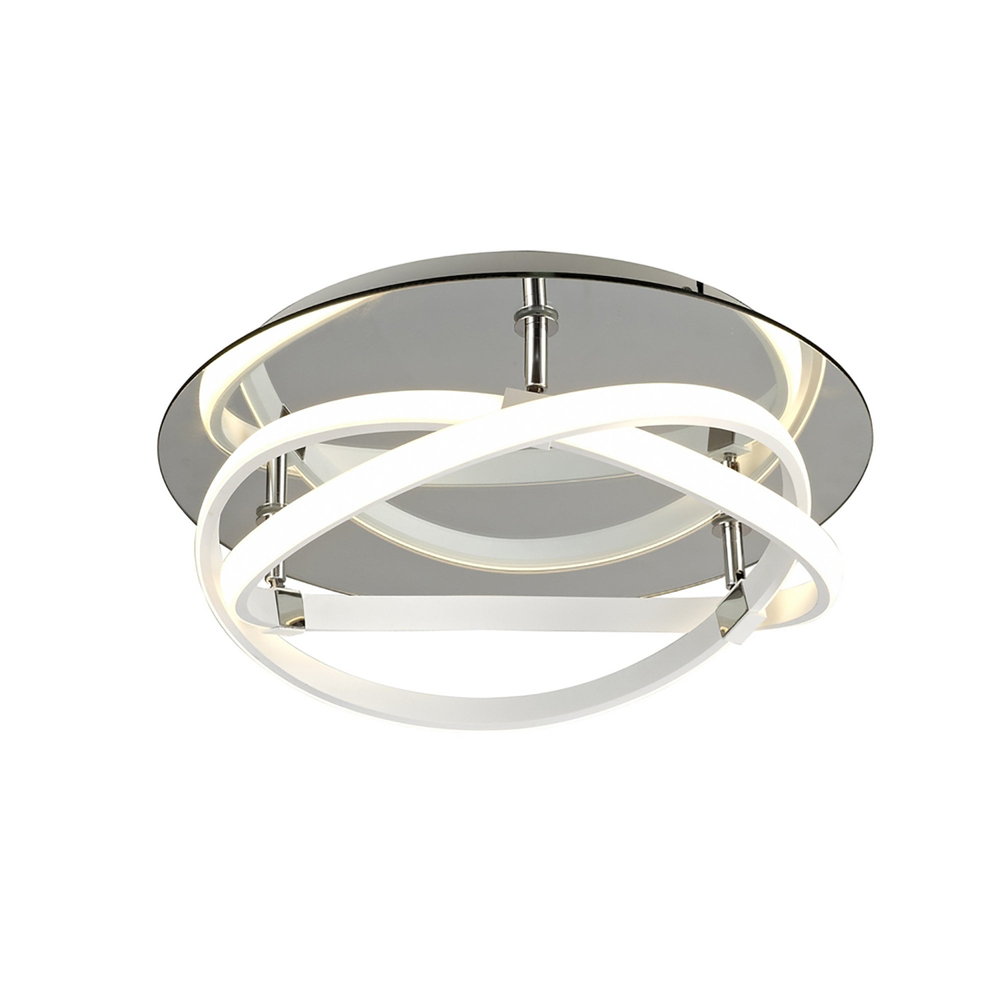 M5992K Infinity Blanco Flush 30W LED White/White Acrylic/Clear Mirror