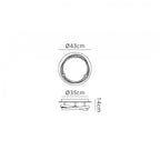 M5992K Infinity Blanco Flush 30W LED White/White Acrylic/Clear Mirror