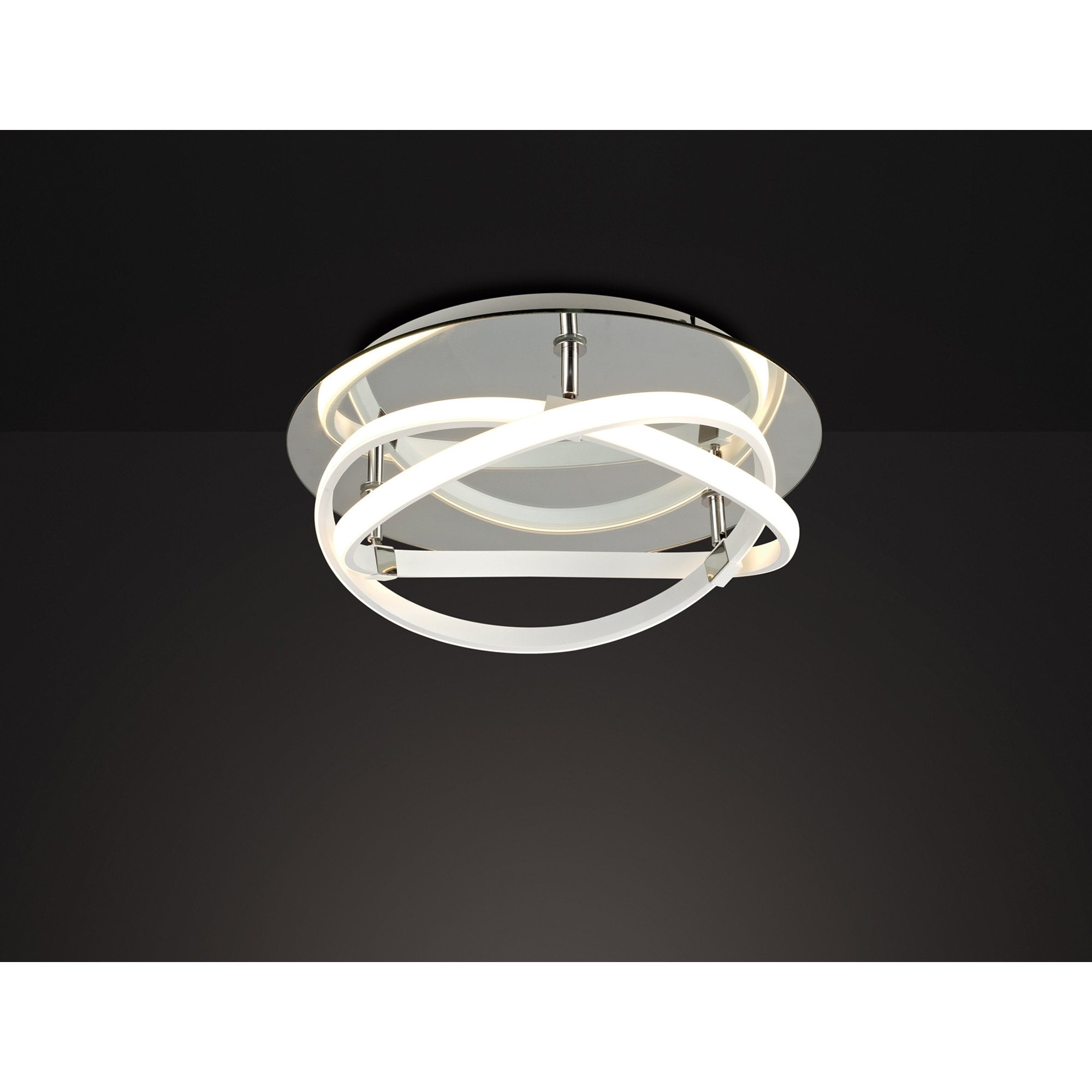 M5992K Infinity Blanco Flush 30W LED White/White Acrylic/Clear Mirror
