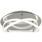 M5992K Infinity Blanco Flush 30W LED White/White Acrylic/Clear Mirror