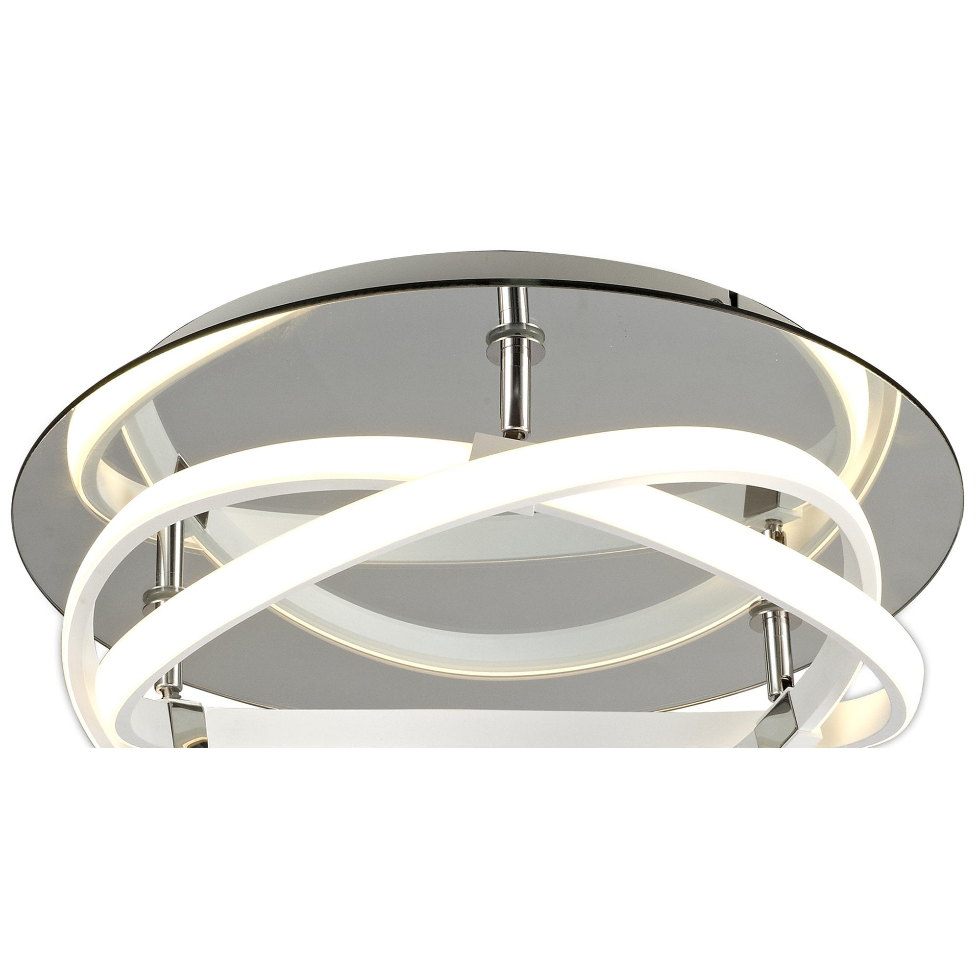 M5992K Infinity Blanco Flush 30W LED White/White Acrylic/Clear Mirror