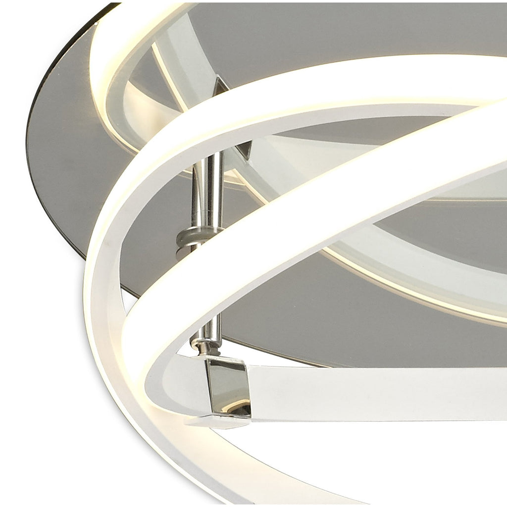 M5992K Infinity Blanco Flush 30W LED White/White Acrylic/Clear Mirror