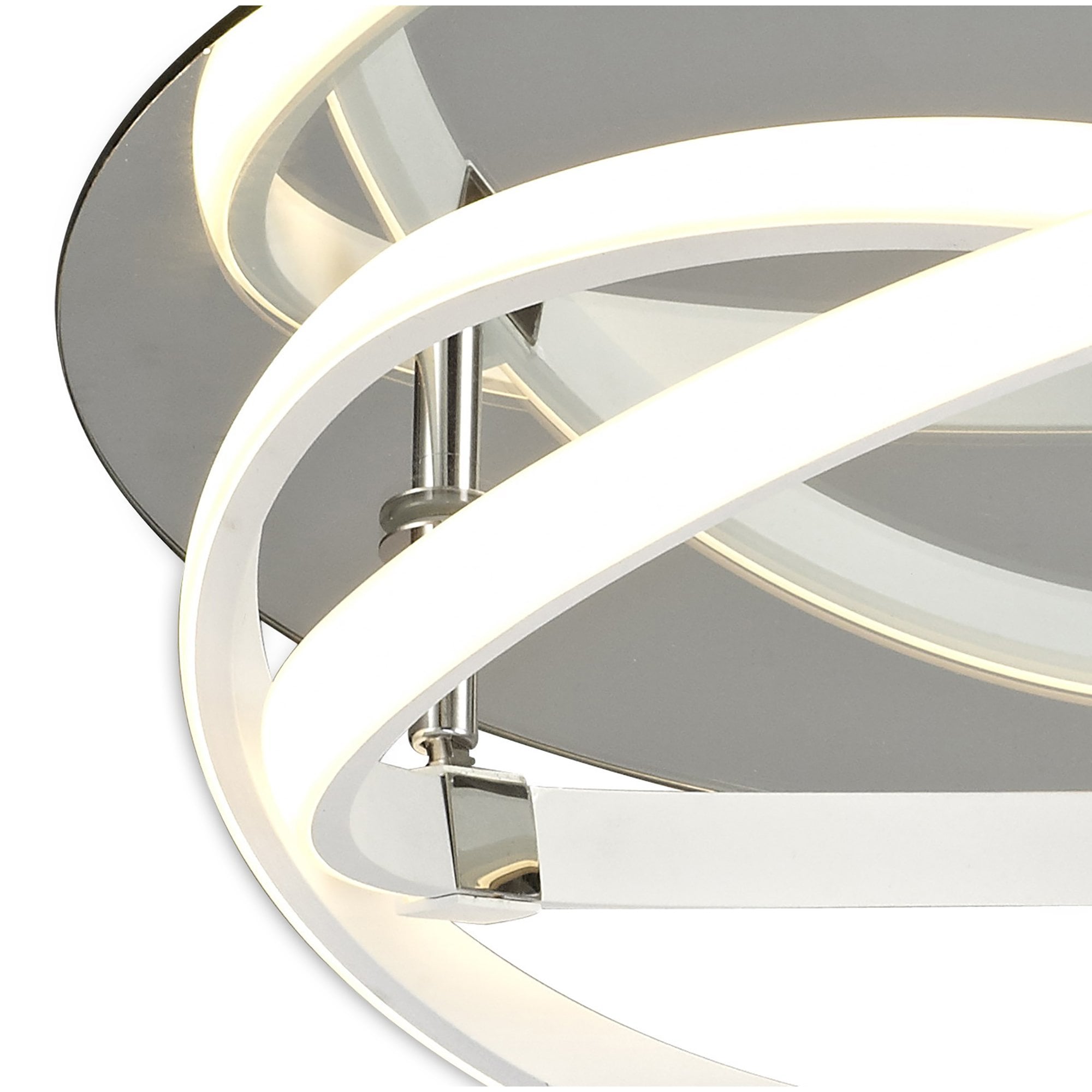 M5992K Infinity Blanco Flush 30W LED White/White Acrylic/Clear Mirror