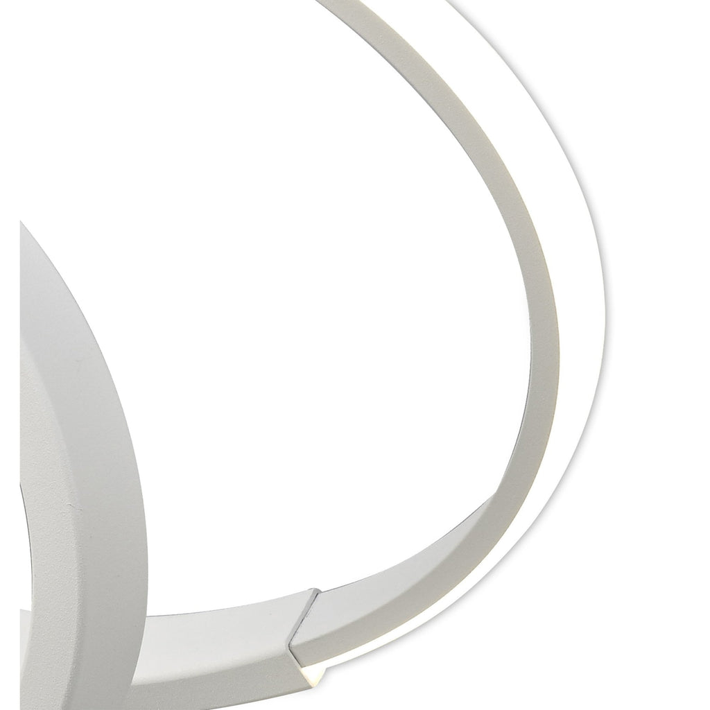 M5994K Infinity Blanco Table Lamp 12W LED White/White Acrylic