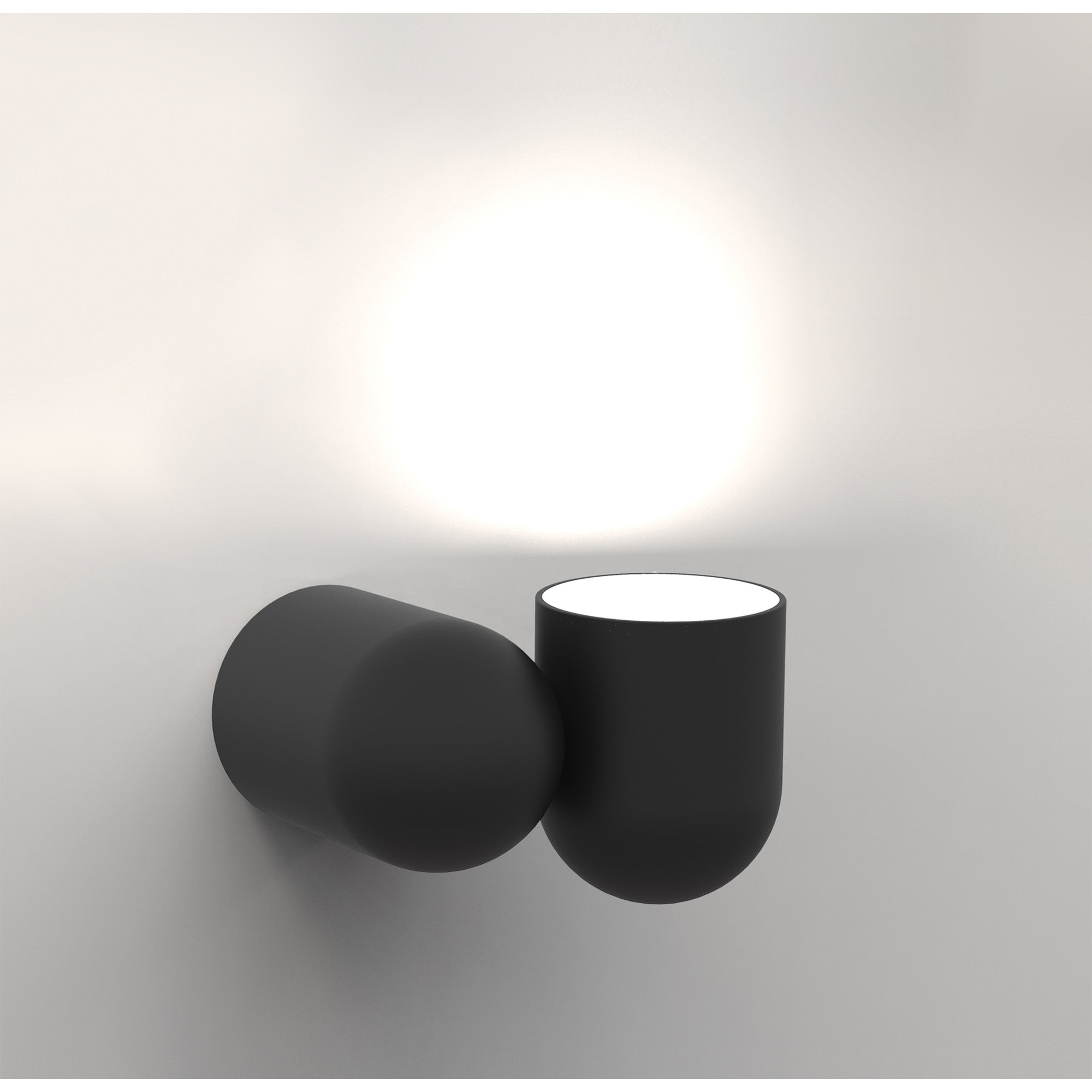 M7295 Ios Adjustable Spotlight Wall Lamp 1 Light Black