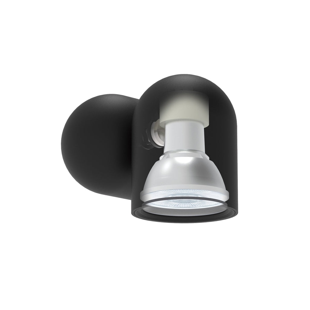 M7295 Ios Adjustable Spotlight Wall Lamp 1 Light Black