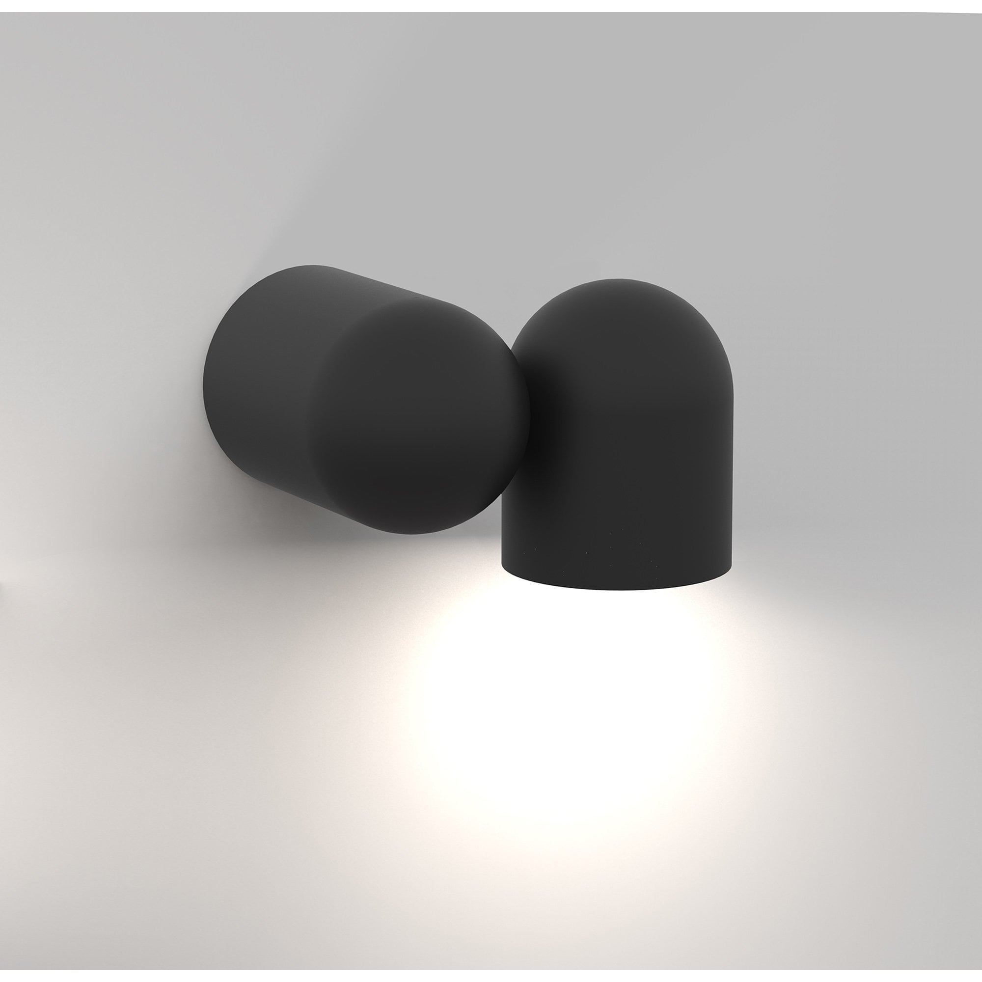 M7295 Ios Adjustable Spotlight Wall Lamp 1 Light Black