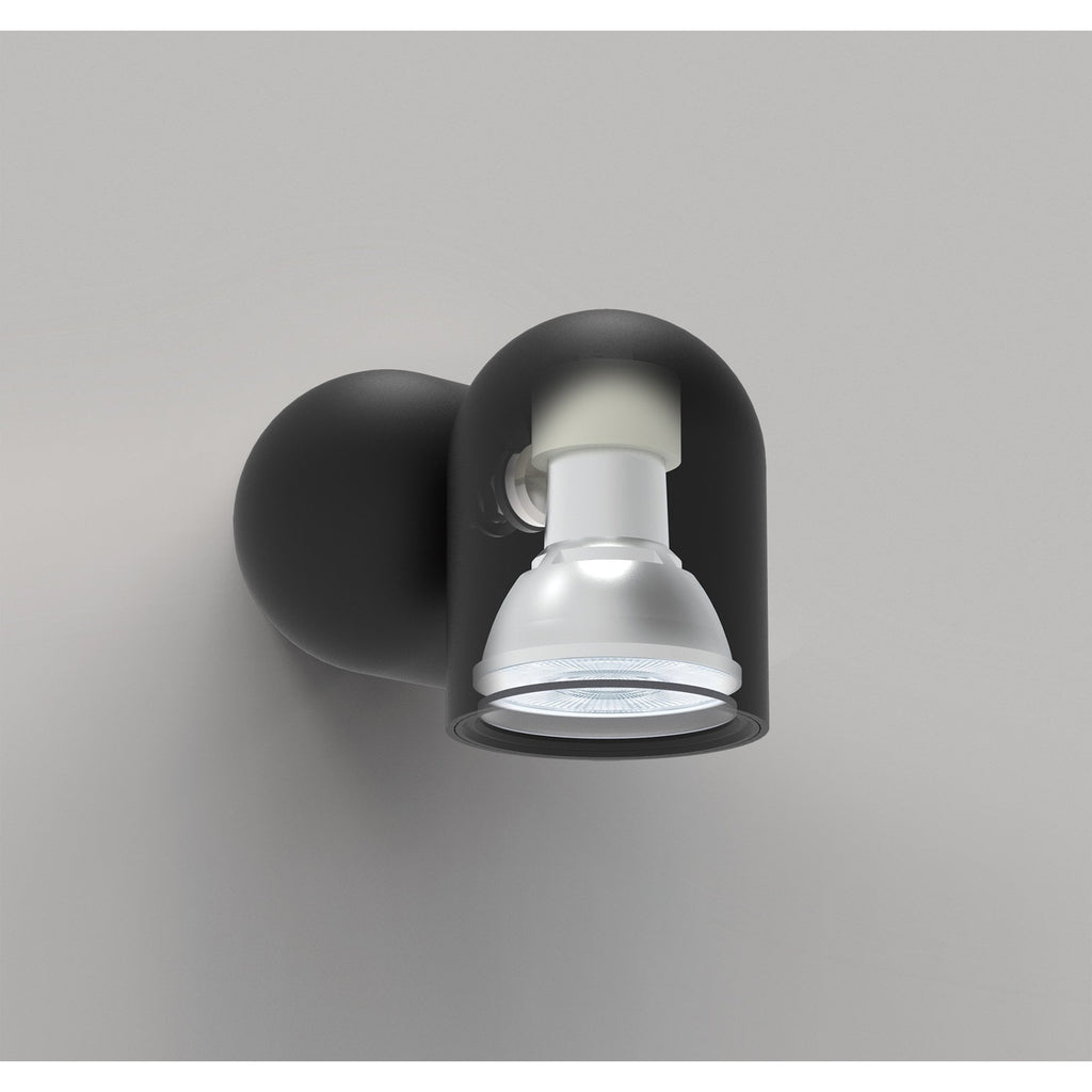 M7295 Ios Adjustable Spotlight Wall Lamp 1 Light Black