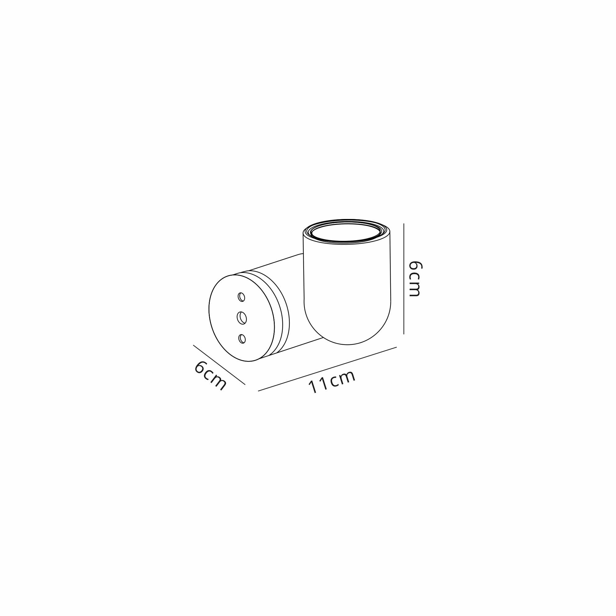 M7294 Ios Adjustable Spotlight Wall Lamp 1 Light White