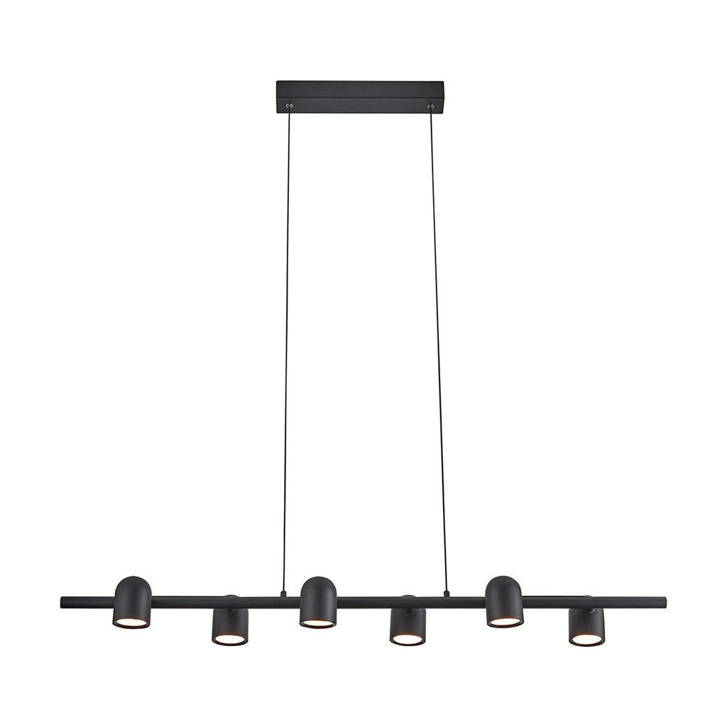 M7937 Ios Linear Pendant 6 Light Black