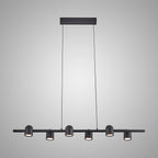 M7937 Ios Linear Pendant 6 Light Black
