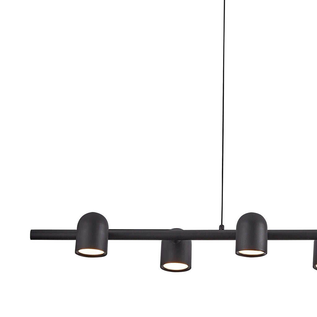 M7937 Ios Linear Pendant 6 Light Black