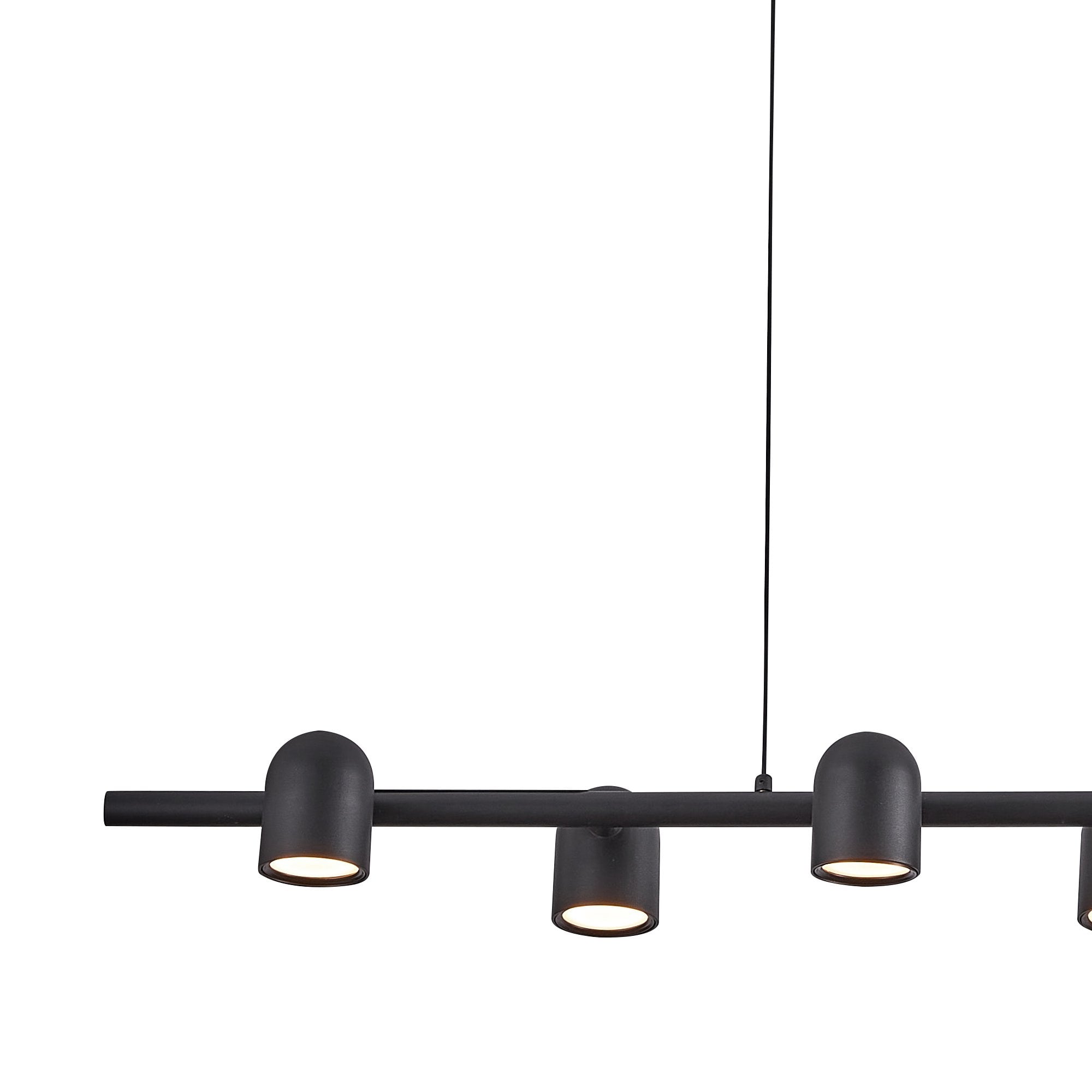 M7937 Ios Linear Pendant 6 Light Black