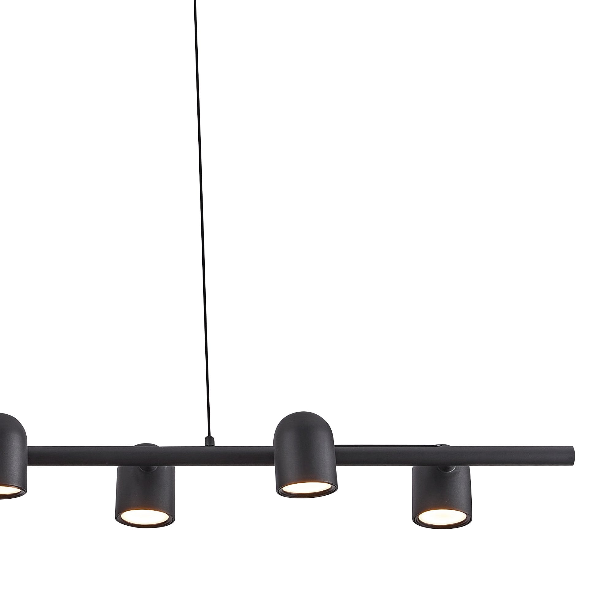 M7937 Ios Linear Pendant 6 Light Black