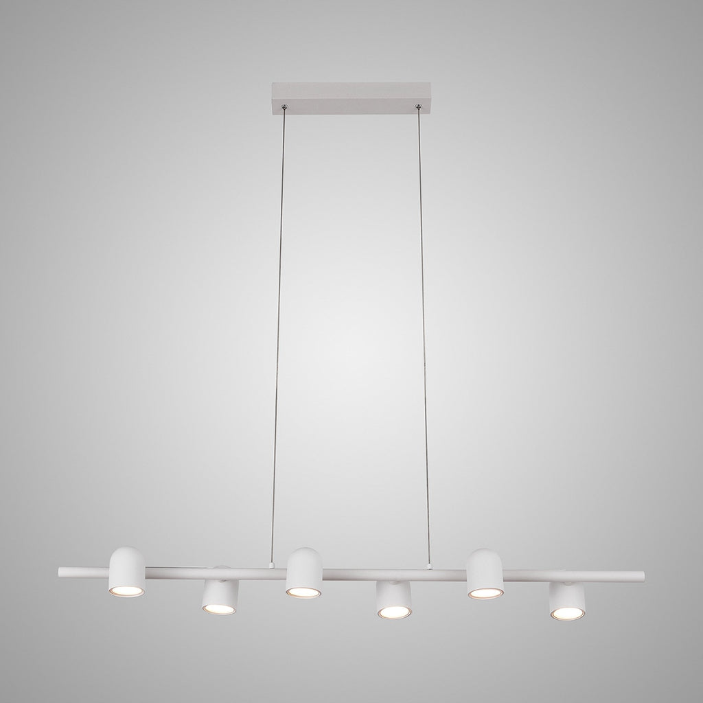M7936 Ios Linear Pendant 6 Light White