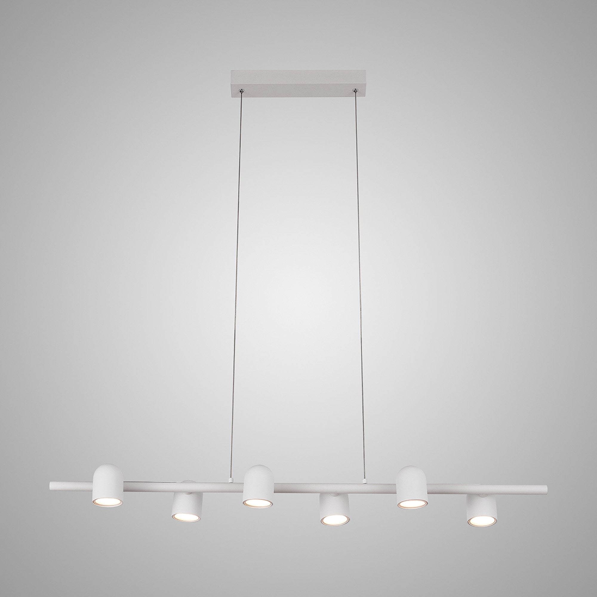 M7936 Ios Linear Pendant 6 Light White