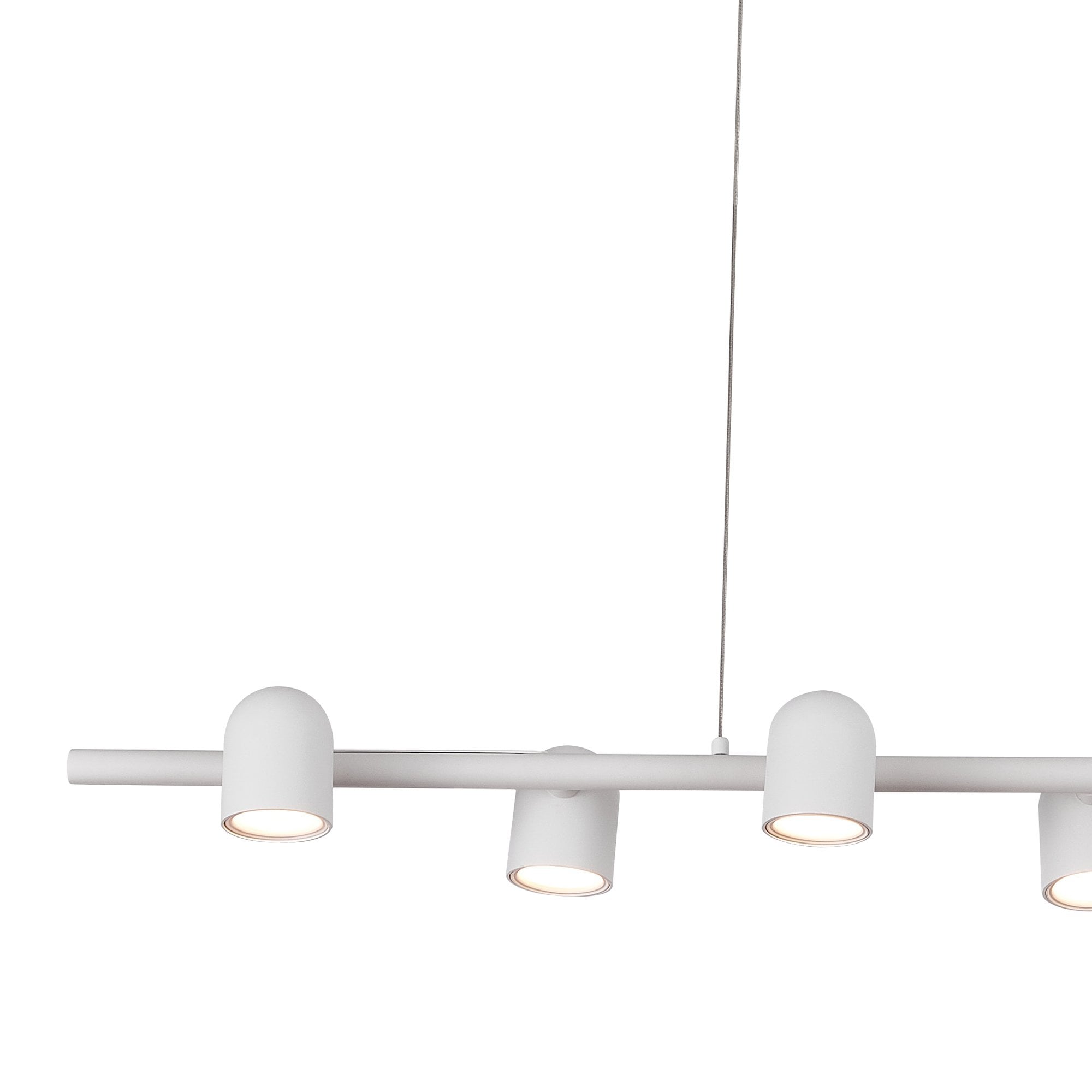 M7936 Ios Linear Pendant 6 Light White