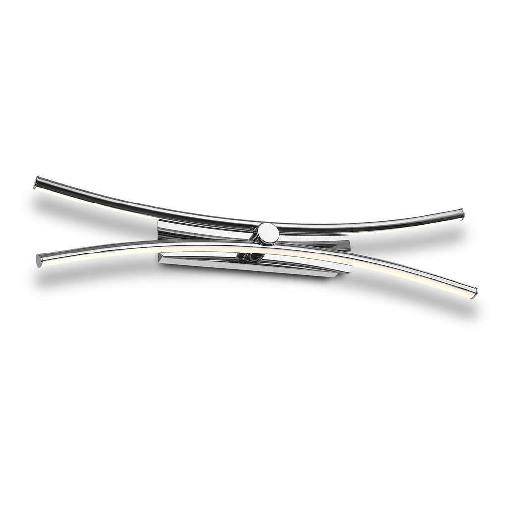 M6374 Jeri Wall Lamp / Picture Light 2 x 12W LED Polished Chrome