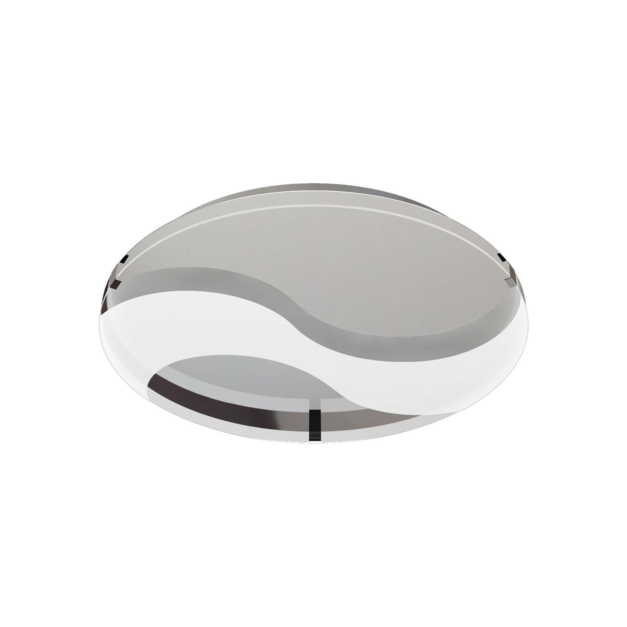 M8341/1 Jersey Ceiling 20W LED Round Polished Chrome/Opal White Glass
