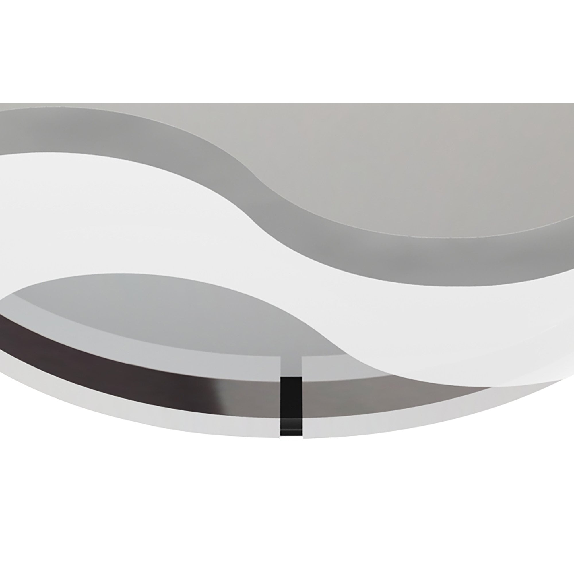 M8341/1 Jersey Ceiling 20W LED Round Polished Chrome/Opal White Glass