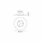 M8074 Jewel Wall Lamp 12W LED White