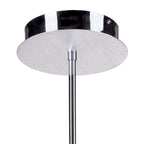 M8252/1 Juno Telescopic 5 Light 30W LED Satin Aluminium/Frosted Acrylic/Polished Chrome