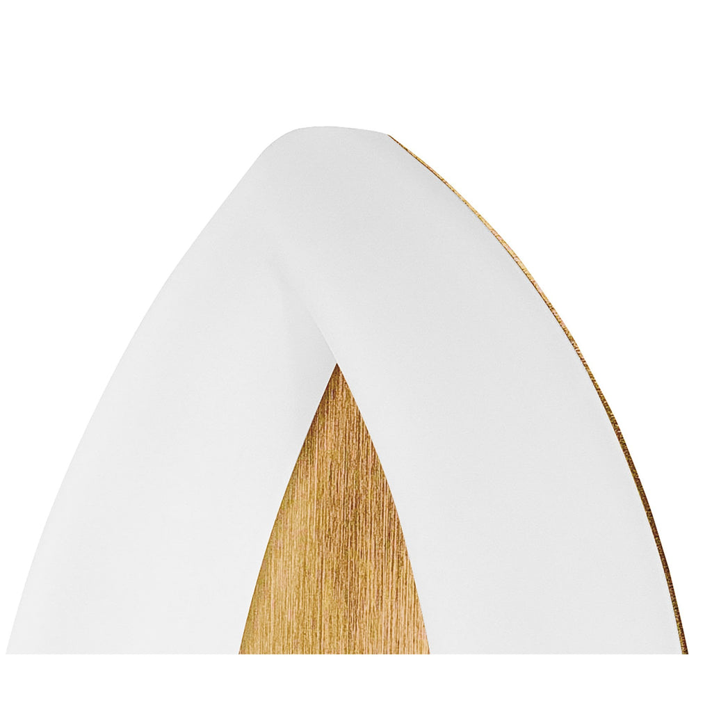 M8270/1 Juno Wall Lamp 5W LED Satin Gold/Frosted Acrylic/Gold