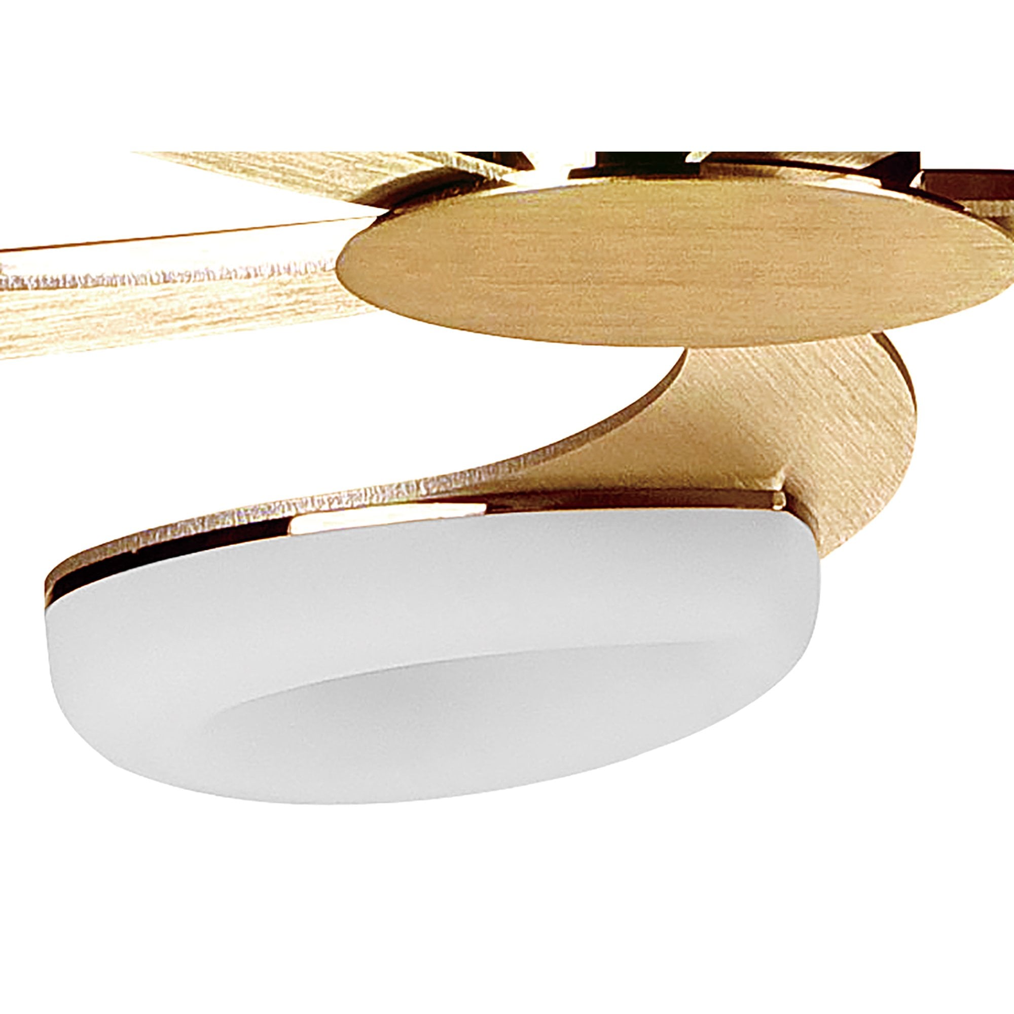 M8272/1 Juno Telescopic 5 Light 30W LED Satin Gold/Frosted Acrylic/Gold
