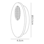 M7170 Jupiter Ceiling/Wall Light 18W LED Black/Gold