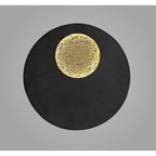 M7170 Jupiter Ceiling/Wall Light 18W LED Black/Gold