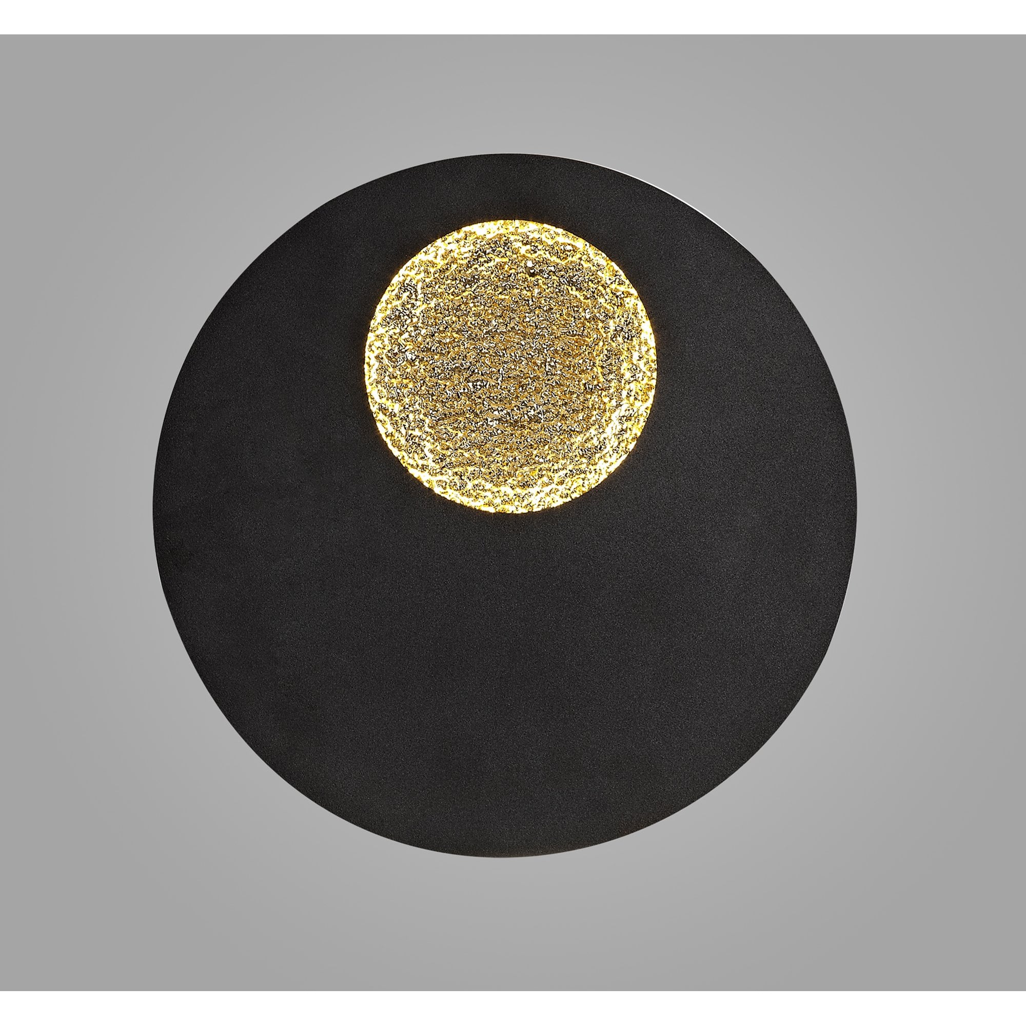 M7170 Jupiter Ceiling/Wall Light 18W LED Black/Gold