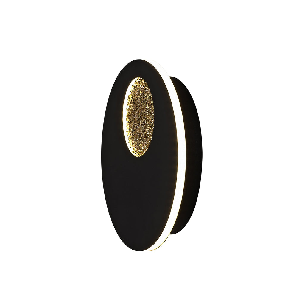 M7170 Jupiter Ceiling/Wall Light 18W LED Black/Gold