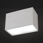 M5630 Kailua Flush Rectangular 2 x GU10 Silver