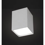 M5631 Kailua Flush Square 1 x GU10 Silver