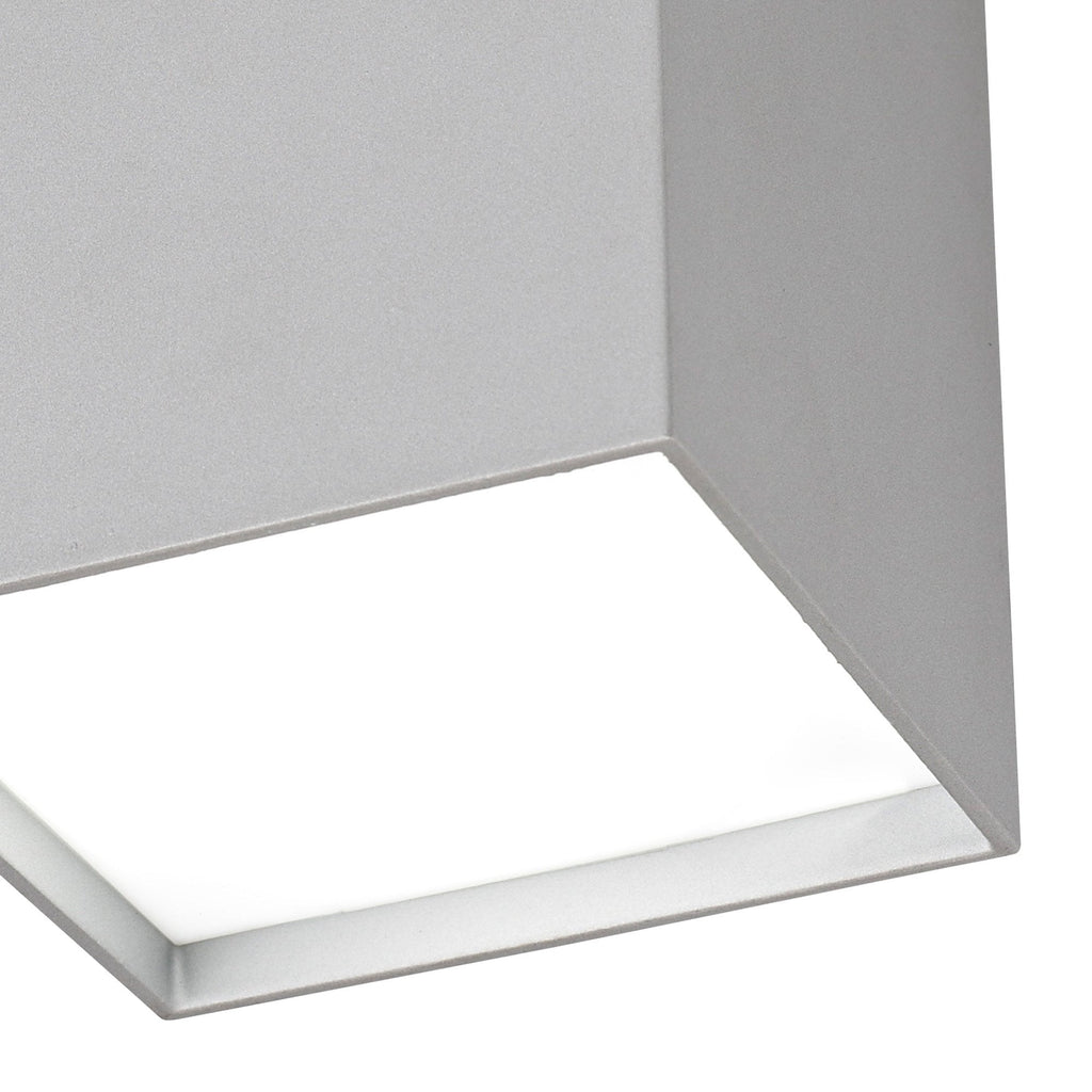 M5631 Kailua Flush Square 1 x GU10 Silver