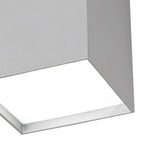 M5631 Kailua Flush Square 1 x GU10 Silver