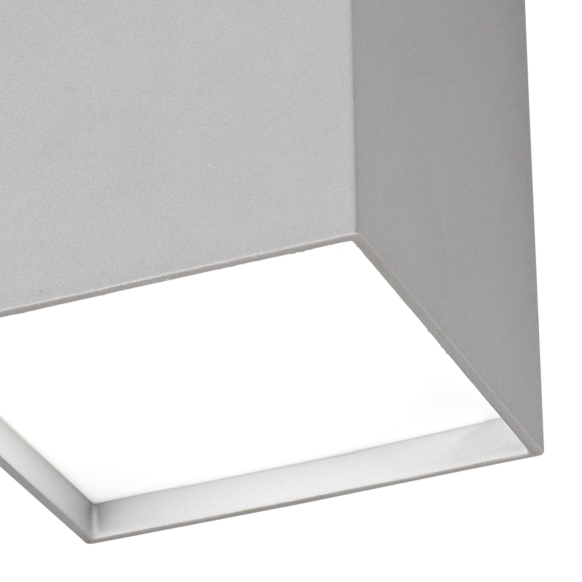 M5631 Kailua Flush Square 1 x GU10 Silver