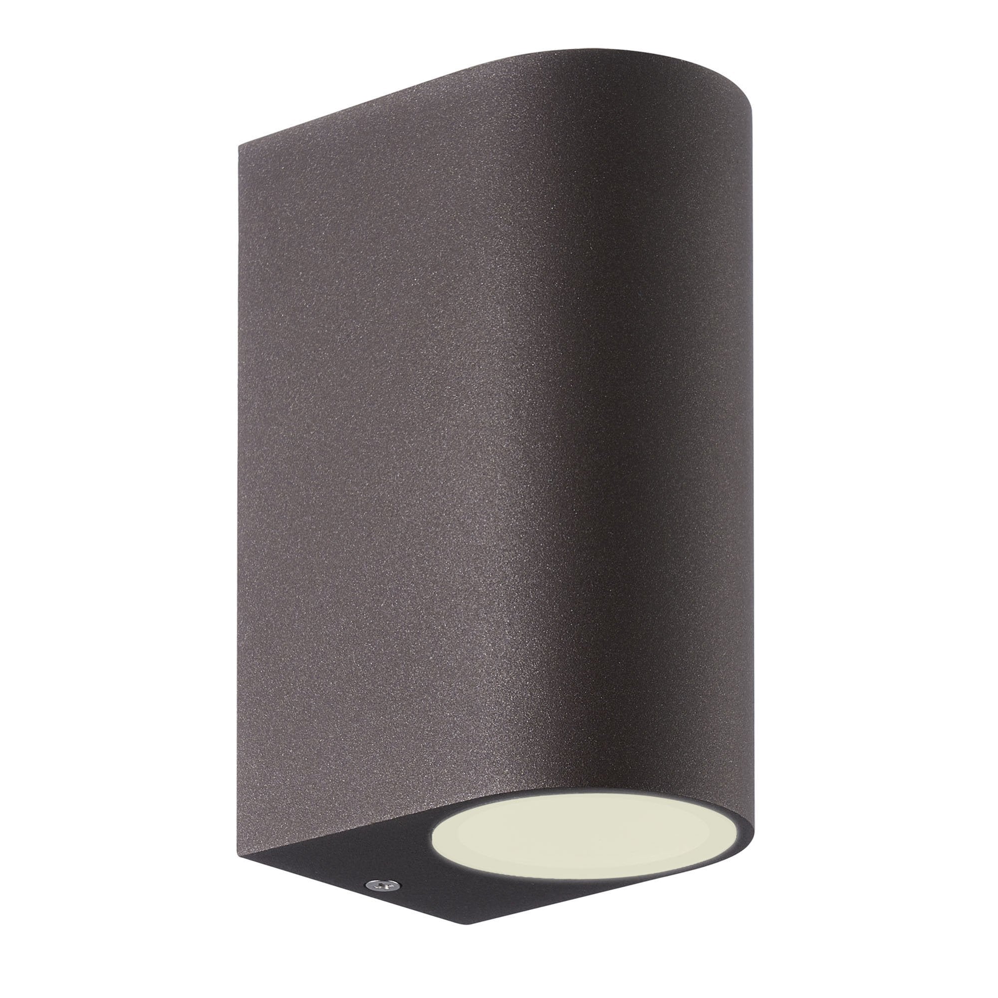 M7470 Kandanchu Outdoor Round Wall Lamp 2 Light Rust Brown