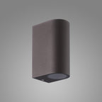 M7470 Kandanchu Outdoor Round Wall Lamp 2 Light Rust Brown