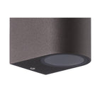 M7470 Kandanchu Outdoor Round Wall Lamp 2 Light Rust Brown