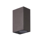M7471 Kandanchu Outdoor Square Wall Lamp 2 Light Rust Brown