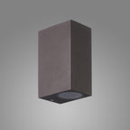 M7471 Kandanchu Outdoor Square Wall Lamp 2 Light Rust Brown