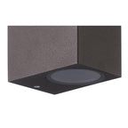 M7471 Kandanchu Outdoor Square Wall Lamp 2 Light Rust Brown