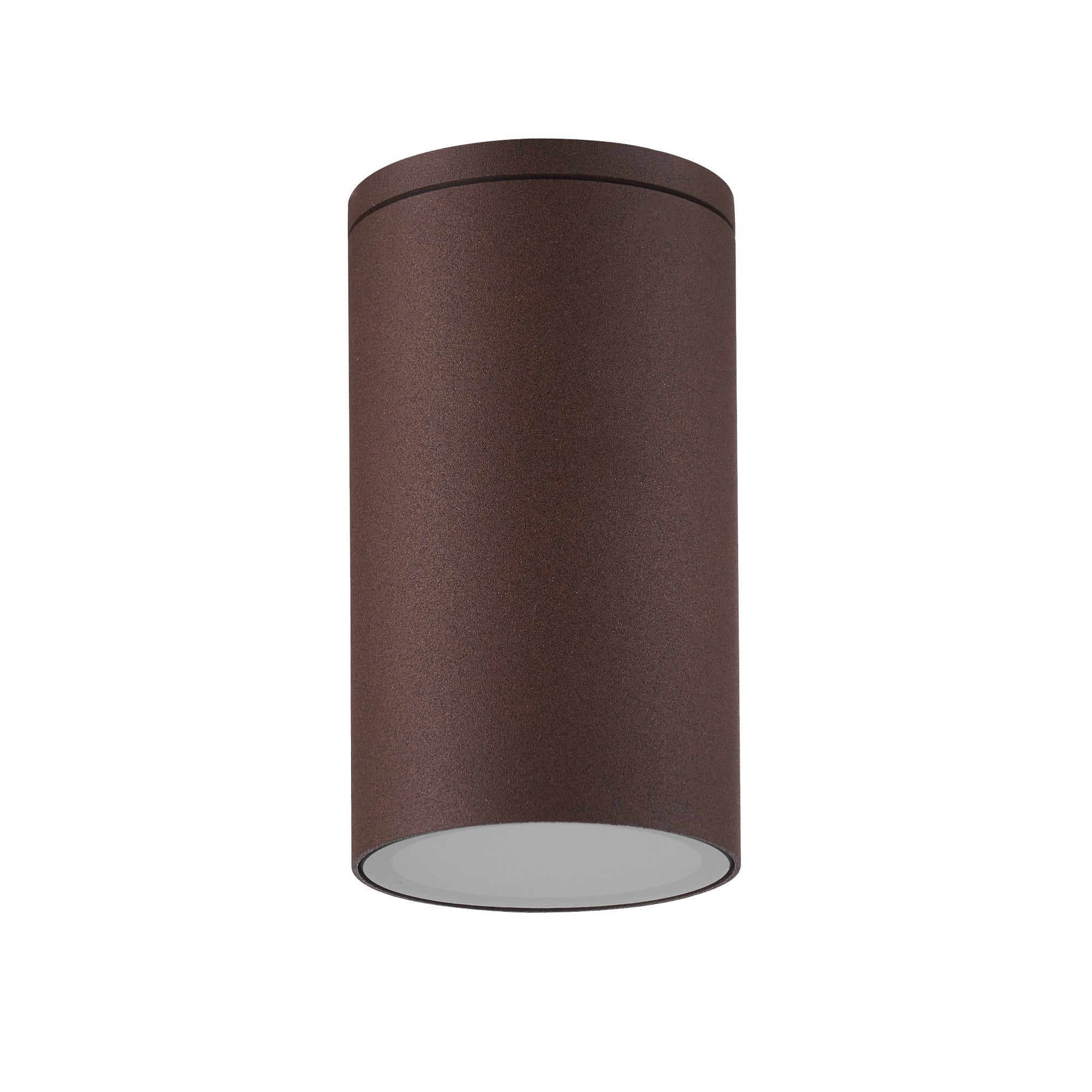M7903 Kandanchu Outdoor Tall Round Ceiling Spotlight 1 Light Rust Brown