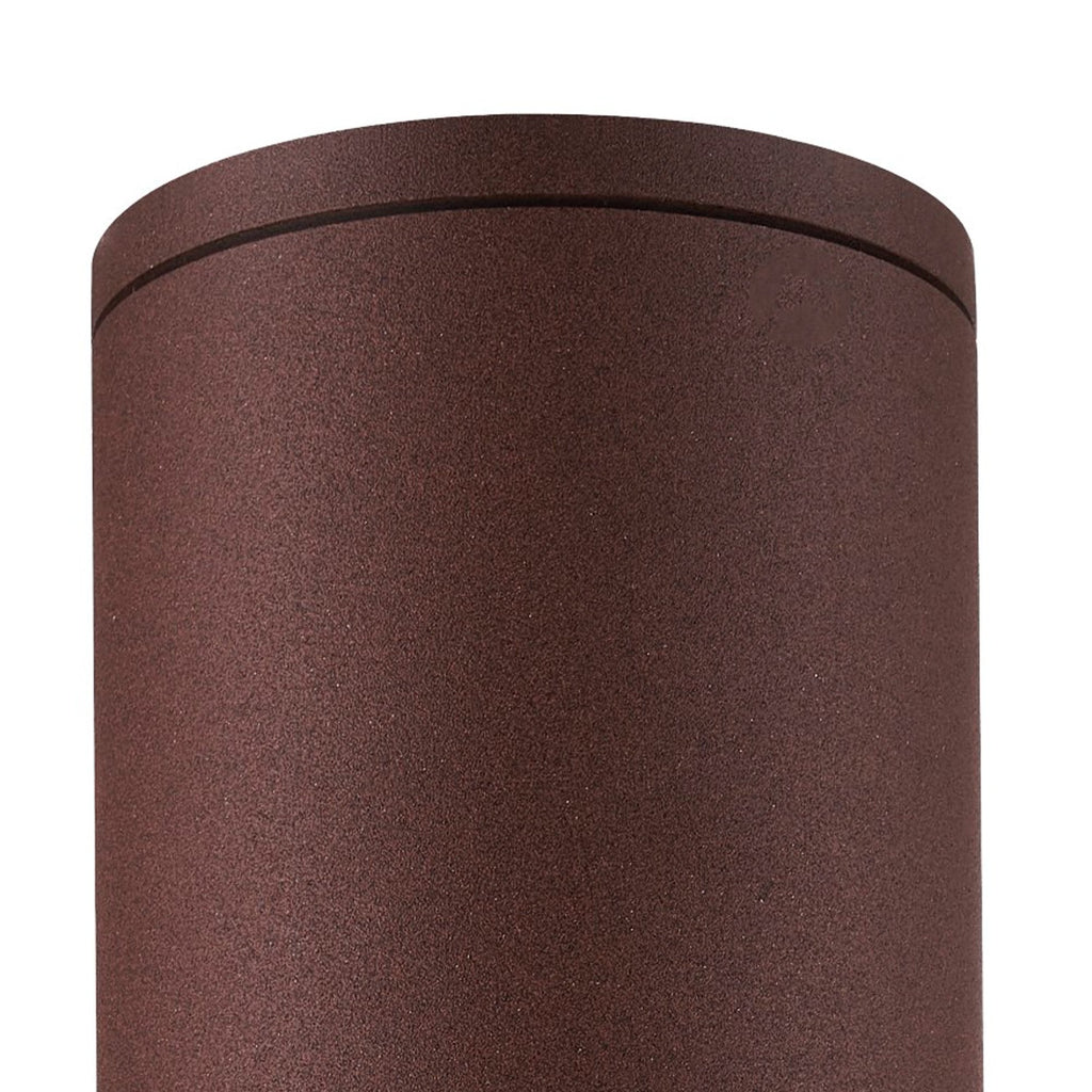 M7903 Kandanchu Outdoor Tall Round Ceiling Spotlight 1 Light Rust Brown
